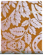 Beige Floral Pattern PREMIUM Curtain panel, Made to Order on 12 Fabric options - 100045A