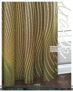 Gradient Nazca Lines PREMIUM Curtain Panel. Available on 12 Fabrics. Heavy & Sheer. 100047B