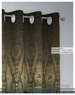 Baroque Ornate Beige Curtain Panel. 12 Fabric Options. Made to Order. Heavy And Sheer. 100158B