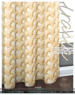 Beige Weave Pattern PREMIUM Curtain Panel, Available on 12 Fabrics, Heavy & Sheer. Made to Order. 100203