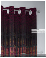 Baroque Fuchsia Pattern Curtain Panel. 12 Fabric Options. Made to Order. Heavy And Sheer. 100246