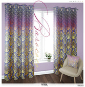 Gold Damask Print PREMIUM Curtain Panel. Available on 12 Fabrics. Made to Order. 100265