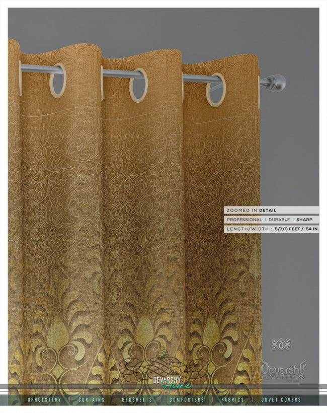 Decorative Damask PREMIUM Curtain Panel. 12 Fabric Options. Made to Order. Heavy And Sheer.  100275