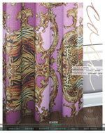 Lavender Animal Print PREMIUM Curtain Panel. Available on 12 Fabrics, Made to Order. 100326B