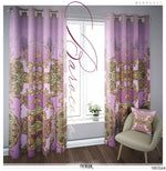 Lavender Animal Print PREMIUM Curtain Panel. Available on 12 Fabrics, Made to Order. 100326B