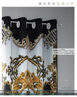 The Amber Room Baroque PREMIUM Curtain. Available on 12 Fabrics. Made to Order. 100355A