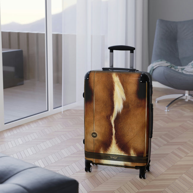 Horse Print Suitcase 3 Sizes Carry-on Suitcase Animal Print Luggage Hard Shell Suitcase | 11222B
