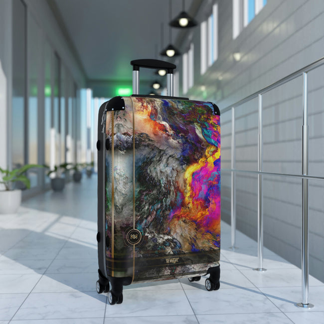 Mount Edna Suitcase 3 Sizes Carry-on Suitcase Stormy Grey Luggage Luxury Hard Shell Suitcase | D20110