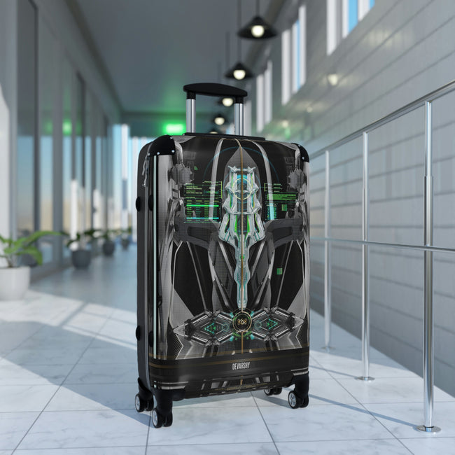 Futuristic Design Suitcase 3 Sizes Carry-on Suitcase Time Travel Luggage Hard Shell Suitcase  | 900030