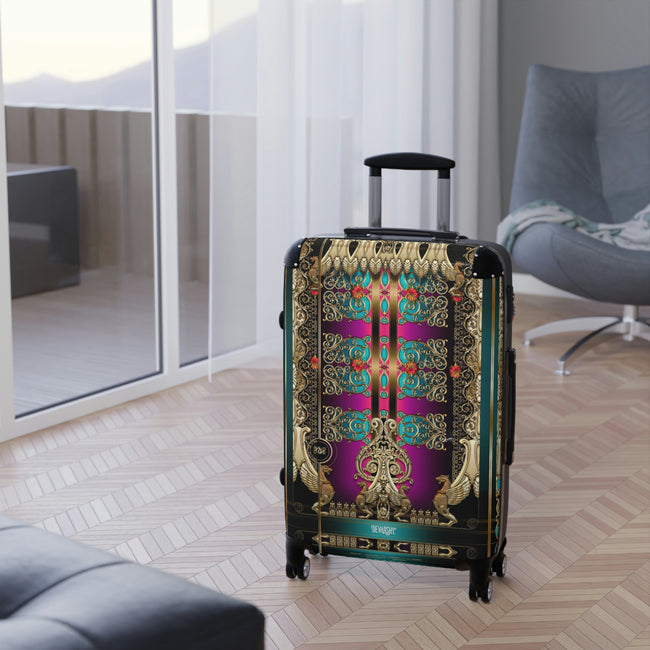 Grandeur Of Baroque Suitcase 3 Sizes Carry-on Suitcase Decorative Luggage Hard Shell Suitcase | 100368