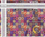 Moroccan Boho Apparel Fabric 3Meters+, 9 Designs | 8 Fabrics Option | Fabric By the Yard | D20297