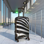Zebra Print Suitcase Carry-on Suitcase Zebra Stripes Luggage Hard Shell Suitcase in 3 Sizes | 11222C