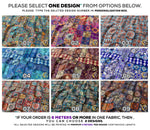 Moroccan Boho Apparel Fabric 3Meters+, 9 Designs | 8 Fabrics Option | Fabric By the Yard | D20297