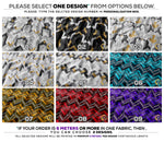 Geometric Apparel Fabric 3Meters+, 9 Designs | 8 Fabrics Option | Fabric By the Yard | D20264