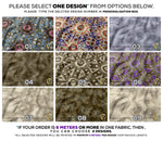 Web Pattern Apparel Fabric 3Meters+, 9 Designs | 8 Fabrics Option | Abstract Fabric By the Yard | D20090