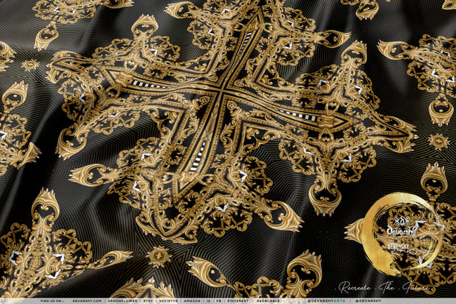 Russian Baroque Upholstery Fabric 3meters 4 Designs & 12 Furnishing Fabrics Decorative Gold Fabric By the Yard  | D20037