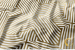 Optical Striped Upholstery Fabric 3meter 4 Colors & 12 Furnishing Fabrics Abstract Fabric By the Yard | D20098