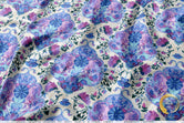 Blue Paisleys Upholstery Fabric 3meters 4 Designs & 12 Fabric Options Floral Furnishing Fabrics By the Yard | D20109