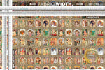 Mucha Collage Upholstery Fabric 3meters in 2 Styles & 12 Furnishing Fabrics Classical Art Fabric by the Yard | D20123