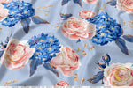 Pink Florals Apparel Fabric 3Meters+, 9 Designs | 8 Fabrics Option | Fabric By the Yard | D20135
