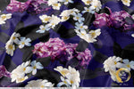 Floral Print Apparel Fabric 3Meters+, 9 Designs | 8 Fabrics Option | Fabric By the Yard | D20183