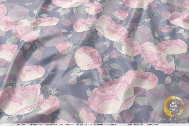 Multi Florals Apparel Fabric 3Meters+, 9 Designs | 8 Fabrics Option | Fabric By the Yard | D20133