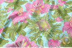 Floral Print Apparel Fabric 3Meters+, 9 Designs | 8 Fabrics Option | Fabric By the Yard | D20183