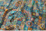 Moroccan Boho Apparel Fabric 3Meters+, 9 Designs | 8 Fabrics Option | Fabric By the Yard | D20297