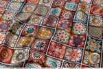 Moroccan Boho Apparel Fabric 3Meters+, 9 Designs | 8 Fabrics Option | Fabric By the Yard | D20297