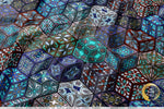 Moroccan Art Apparel Fabric 3Meters+, 9 Designs | 8 Fabrics Option | Fabric By the Yard | D20304