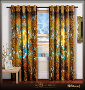 The Mystical Lamb Painting Premium Curtain Panel, 2 Fabrics - 1004