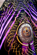 Devarshy Designer Purple Animal Print Short Embellished Kaftan Dress Sale - 1036C , Apparel - DEVARSHY, DEVARSHY
 - 5