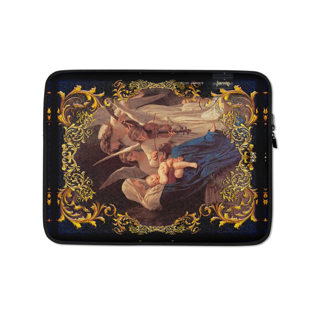 Songs of Angels Laptop Pouch, Classical Art Laptop Sleeve, Lightweight Laptop Case, Notebook Cover, PF - 1100