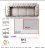 Fuchsia Oriental design Area Rug, Available in 3 sizes | 10028C