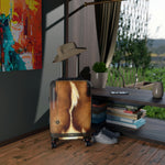 Horse Print Suitcase 3 Sizes Carry-on Suitcase Animal Print Luggage Hard Shell Suitcase | 11222B