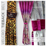 Violet Animal Print PREMIUM Curtain Panel. Available on 12 Fabrics, Made to Order. 100327