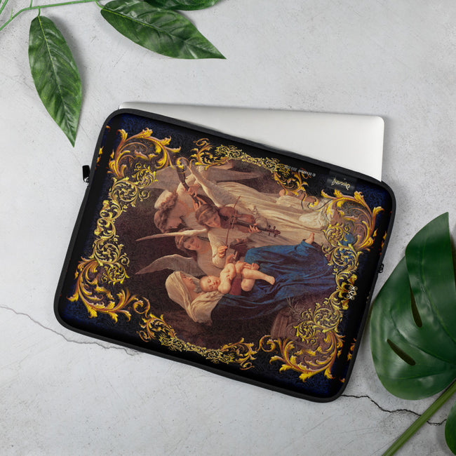 Songs of Angels Laptop Pouch, Classical Art Laptop Sleeve, Lightweight Laptop Case, Notebook Cover, PF - 1100