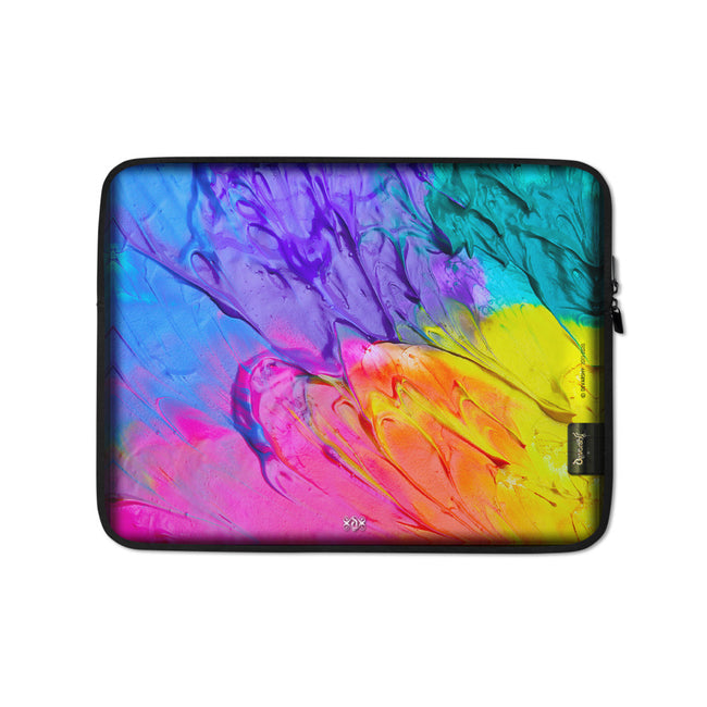 Abstract Art Laptop Sleeve, Colorful Laptop Cover, Abstract Laptop Pouch, Lightweight  Notebook Case,  PF - 1010