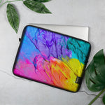 Abstract Art Laptop Sleeve, Colorful Laptop Cover, Abstract Laptop Pouch, Lightweight  Notebook Case,  PF - 1010