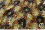 Decorative Print Apparel Fabric 3Meters+, 9 Designs | 8 Fabrics Option | Brocade Fabric By the Yard | 066